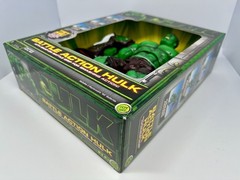 2003 Marvel Battle Action Hulk Toy Biz 12 Figure W/ Snap-On Battle Grip & Sound