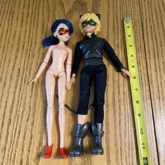 Miraculous Ladybug & Cat Noir Action Dolls Figures 11 Inches