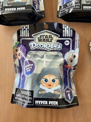 5X NEW Sealed Disney Star Wars DOORABLES HYPER PEEK Figure + Card Blind Bags