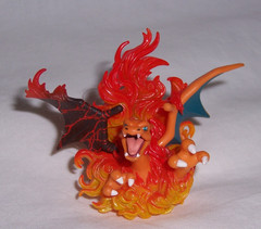 MEGA Charizard Figure Flame Fire Pokemon TCG Official X/Y Evolution 3″ 2016