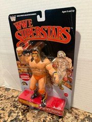LJN WWE Superstars Series 2 Ultimate Warrior Black Card Chase Variant By Mattel