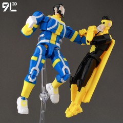 9L3D Invincible Slayer Tech Jacker Dummy13 Multi-Jointed Titan13 Action Figure