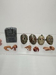 Jason Voorhees Accessories For Figures And Displays, Assorted Lot