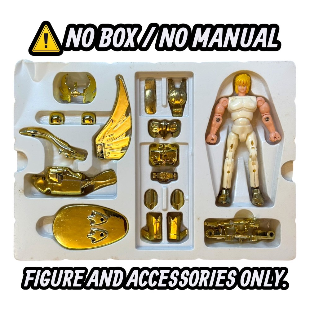 (No Box) 1990’s Vintage Saint Seiya H-6608 Golden Cygnus Hyoga New Armour Figure