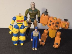Vintage 80s 90s Action Figure Lot Inhumanoids Transformers Kenner Aliens Parts