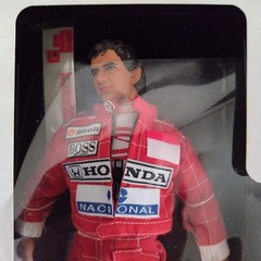 Takara 1998 Ayrton Senna 1/6 Figure Unopened Box Wear Formula 1 Racing Japan
