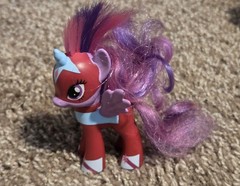 My Little Pony G4 brushable 3” figures Mane-iac Mayhem Power Ponies Lot of 8 mlp