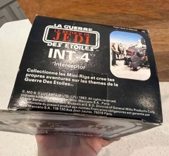 STAR WARS 1983 INT-4 MINI RIG SEALED BOX TRI LOGO PALITOY MECCANO CLIPPER