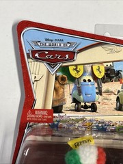 Disney Pixar World of Cars Ferrari Race Fans Guido & Luigi movie moments Mattel