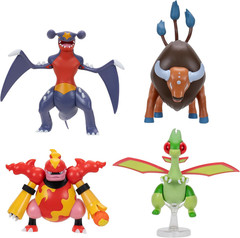 Pokemon Battle Feature Figure 4 Pack – Features Four 4.5-Inch Battle Ready Figur