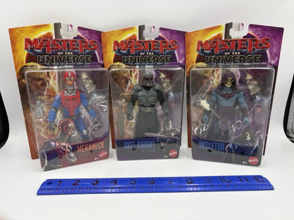 2026 Masters of the Universe Sleletor Skel-Knight and Mekaneck 6″ Action Figures