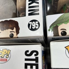 Funko Pop Movies Ad Icons TV Jumanji Big Office Pan Am Figures Mixed Lot Of 4