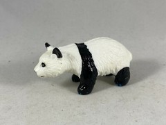 Realistic Black and White PANDA BEAR Plastic Toy Figurine, 2″ Long