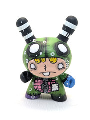 1/1 Custom 3” Kidrobot Dunny Art Toy Figure by theotherguy (2015)