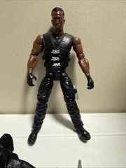MARVEL LEGENDS ToyBiz BLADE Action Figure! Wesley Snipes RARE! With Motorcycle