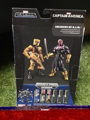 Marvel Legends Infinite Series Captain America Soldiers of A.I.M. Mandroid BAF