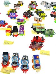 Thomas the Tank & Friends Minis Trains Engines Cars Huge Lot Of 84 *VGC*
