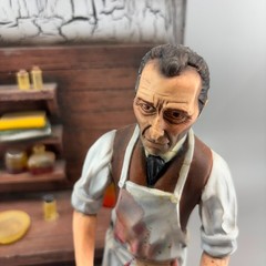 Baron Frankenstein Resin Model Kit Peter Cushing Hammer Films Horror Rare