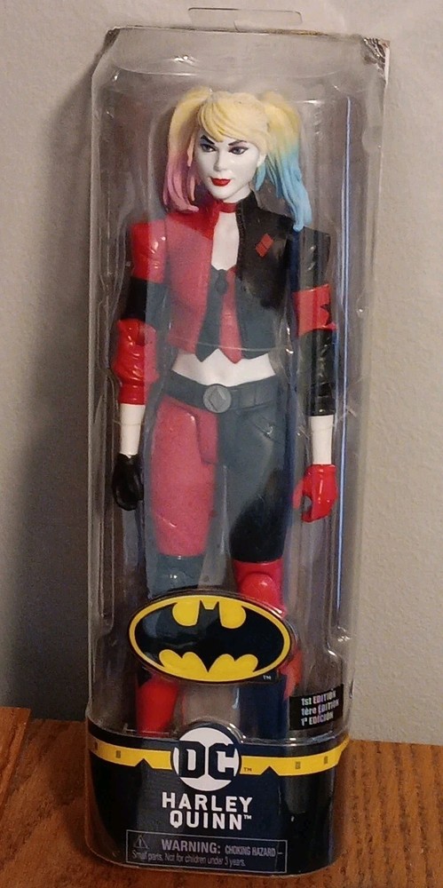 DC Comics BATMAN 12″ HARLEY QUINN Action Figure 1st Edition Spin Master NOS new