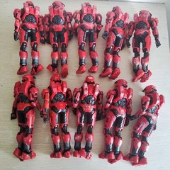 Random 1pcs HALO 7″ The Spartan Collection Spartan MK VII Action Figure