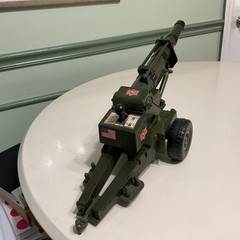 G.I. Joe 2002 Hasbro U.S. Army Electric Pull Behind Artillary Cannon Gun Toy
