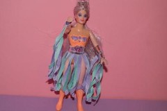 Custom Spinnerella Fashion Crown Skirt & 2-Arm Bands Made for She Ra Doll