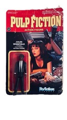 NEW Funko Reaction Pulp Fiction Jules Winnfield 3 3/4 Retro Style Action Figure