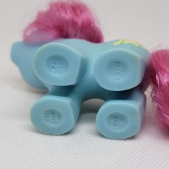 VINTAGE 1989 My Little Pony G1 Newborn BABY SHAGGY + Original Purple Duck Comb