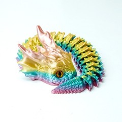 3D Printed Water Snake Model,Articulated Animals figure,Fidget Toys Home Decor