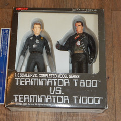 TSUKUDA HOBBY TERMINATOR 2 JUDGEMENT DAY, T-800 VS T-1000, 1/6 SCALE SET, NOS