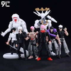9L3D Printed Anime Jujutsu Kaisen Sukuna Yuji Yuta Satoru Gojo Lucky Dummy 13 Mo