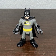 Fisher-Price Imaginext DC Super Friends Batman Action Figure Black Yellow Gray