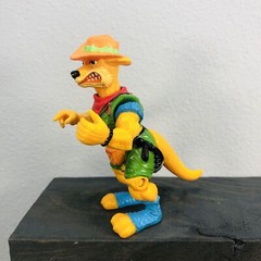 VTG TMNT Walkabout Kangaroo Figure Teenage Mutant Ninja Turtles 1991
