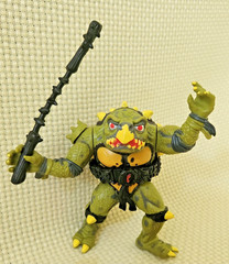Vtg 1991 TMNT Tokka Figure 100% COMPLETE Playmates Ninja Turtles Secret of Ooze