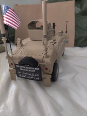 Sunny Days Humvee, Spare Tire Mount with Tire, Hobby Parts, All Scales