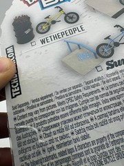 Tech Deck BMX Freestyle Hits Target EX WE THE PEOPLE FINGERBIKE NEW