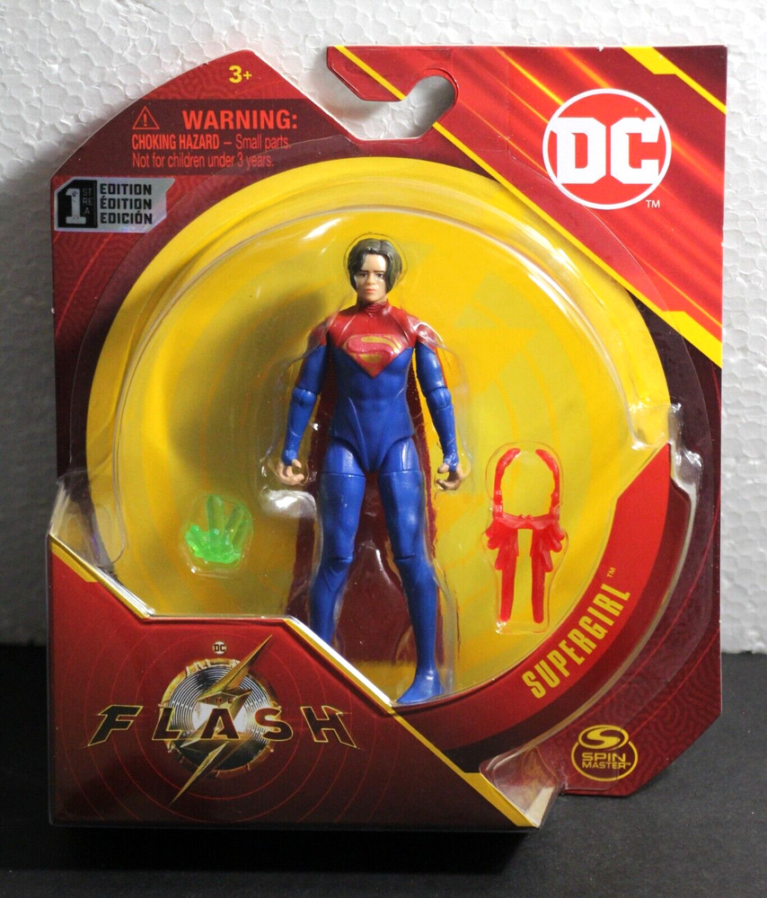 DC (Flash Movie) SUPERGIRL 1st Edition Spin Master 4″ Action Figure (VHTF) (NEW)