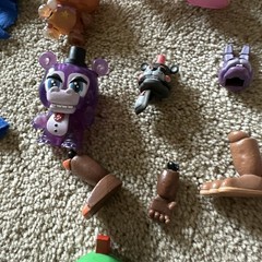 FNAF Funko Action Figure Lot For Parts Marionette Foxy Pigpatch Orville Mixed