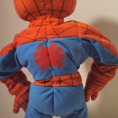 Hasbro Marvel Itsy Bitsy Spider-Man 2006 15″ Singing Plush Toy Works