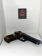 Resident Evil – Beretta 92F Samurai Edge -Chris w/ Bluish Slide 1:1 Prop Cosplay