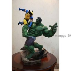 Hulk VS. Wolverine PVC Figure Statue Model Toy Collection Christmas Gift Toy