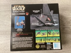 VINTAGE 1996 Kenner Star Wars Power of the Force POTF Luke’s T-16 Skyhopper Ship