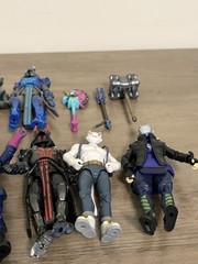 Fortnite 4” Action Figure Lot Of 9. Ice King, Meowscles, Whiplash Plus
