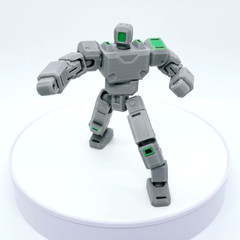 Warrior | Robot Mech Action Figure | 3D Printed Humanoid Articulated Toy
