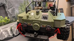 G.I. Joe Classified custom AWE Striker REAR FILLER KIT -3d print ADD ON upgrade