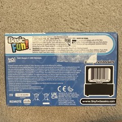 Bob’s Burgers Tiny TV Classics Real Working TV & Remote Season 3 Clips NIB