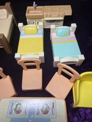 Bluey Dollhouse Replacement House Furniture Beds Kitchen Bath Moose Toys