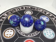Bakugan Aquos Translucent Skyress Storm Ingram Shun Set VHTF