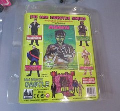 MAD MONSTER Series 1 8in Mego style Wolfman, Dracula, Mummy, Frankenstein NEW