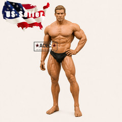 Custom Uncensored PHICEN 1/6 Blonde 12″ Male Seamless Super Muscular Figure Set